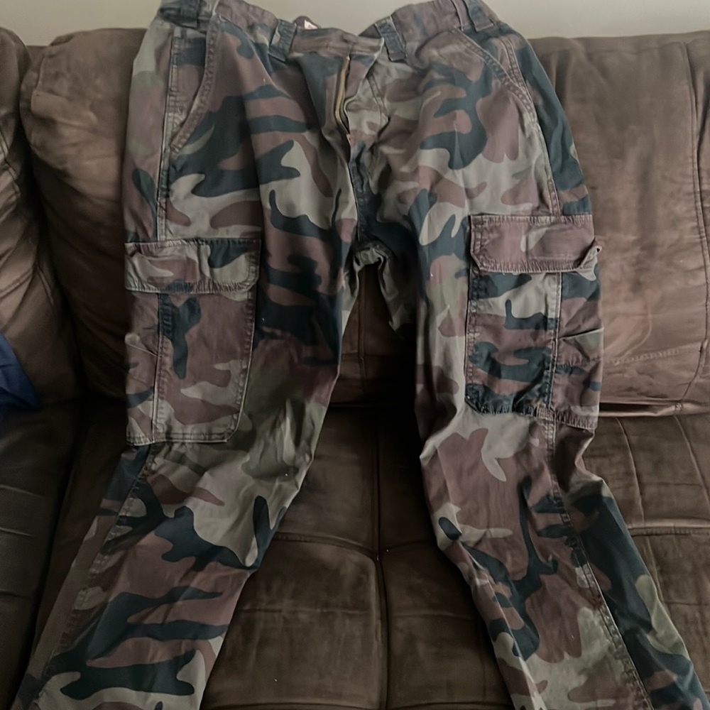 Mens Levi Skinny Cargo Camo Pants